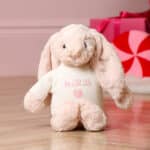 Personalised Jellycat blush pink bashful bunny soft toy Baby Shower Gifts 4