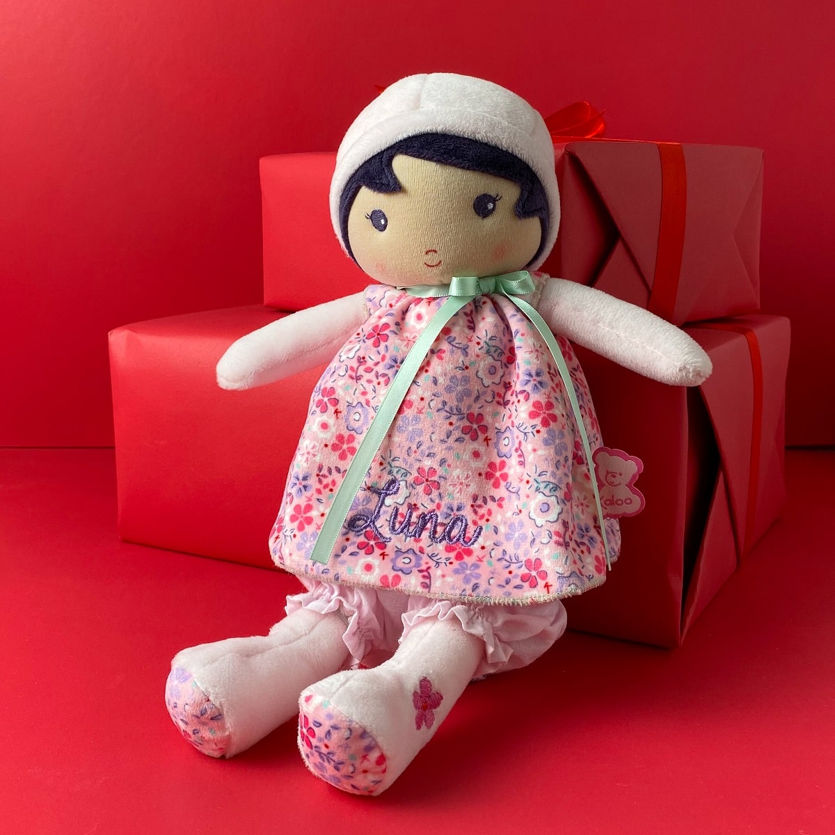 Personalised Kaloo Fleur K my first doll soft toy | That's mine