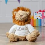 Personalised Jellycat fuddlewuddle lion soft toy Birthday Gifts 3