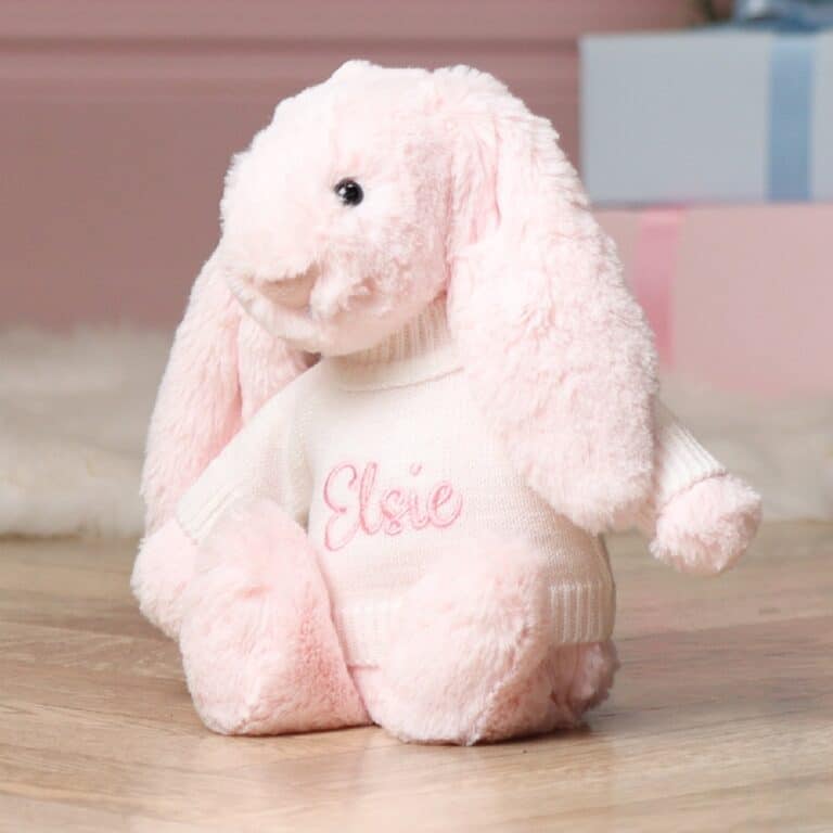 Personalised Jellycat Large Bashful Cream Easter Bunny Soft Toy | That ...