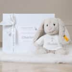 Personalised Christening Baptism Steiff hoppie medium rabbit Christening Gifts 8