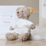 Personalised Christening Baptism Steiff honey medium teddy bear Christening Gifts 5