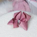 Hollyz rose organza bow hair clip For Children 4