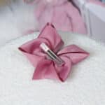 Hollyz rose organza bow hair clip For Children 5