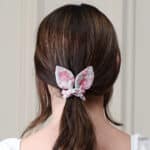 Hollyz Liberty print bunny rabbit ear scrunchies For Children 7