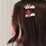 Hollyz glitter birthday hair clip set For Children 6