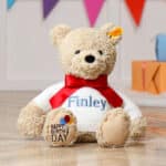 Personalised Steiff Jimmy happy birthday teddy bear Birthday Gifts 3