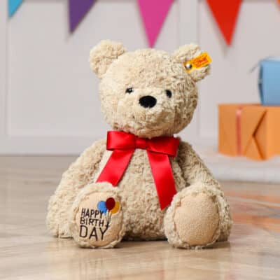 Personalised Steiff Jimmy happy birthday teddy bear Birthday Gifts 2