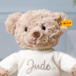 Personalised Steiff honey teddy bear medium soft toy Baby Shower Gifts 5