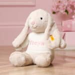 Personalised Steiff hoppie rabbit large soft toy Baby Shower Gifts 6