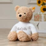 Personalised Steiff Jimmy teddy bear large soft toy Baby Shower Gifts 3