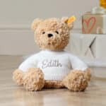 Personalised Steiff Jimmy teddy bear medium soft toy Baby Shower Gifts 3