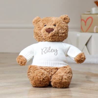 Personalised Jellycat bartholomew bear medium teddy soft toy Christmas Gifts