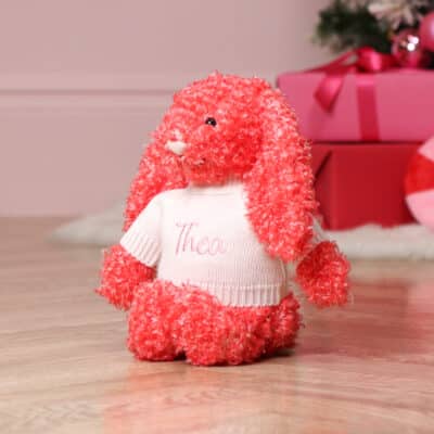 Personalised Jellycat Christmas Holly bashful bunny Christmas Gifts 2