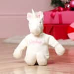 Personalised Jellycat Bashful cream unicorn soft toy Christmas Gifts 3