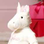 Personalised Jellycat Bashful cream unicorn soft toy Christmas Gifts 5