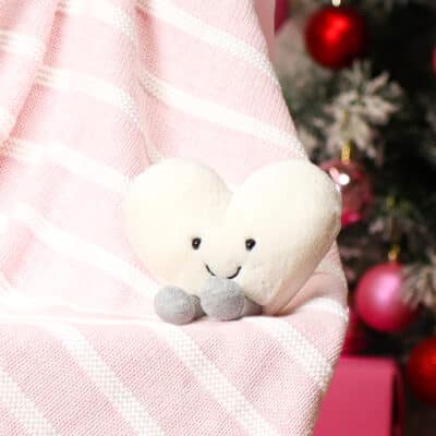 Jellycat amuseable heart soft toy in cream, red and pink Christmas Gifts 2