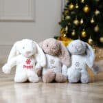 Personalised Jellycat Christmas snowflake beige bashful bunny Christmas Gifts 7