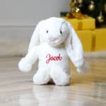 Personalised Jellycat Christmas snowflake cream bashful bunny Christmas Gifts 4