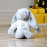 Personalised Jellycat Christmas snowflake silver bashful bunny Christmas Gifts 3