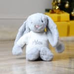 Personalised Jellycat Christmas snowflake silver bashful bunny Christmas Gifts 4