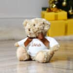 Personalised Keeleco recycled Dougie bear soft toy in three sizes Christmas Gifts 7