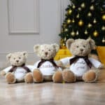 Personalised Keel sherwood bear soft toy in three sizes Christmas Gifts 3