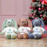 Personalised Max & Boo large Christmas bunny soft toy Christmas Gifts 3