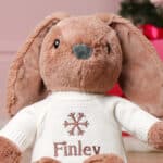 Personalised Max & Boo large Christmas bunny soft toy Christmas Gifts 8