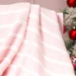 Ziggle personalised pink stripe cotton knitted baby blanket Christmas Gifts 5