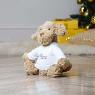 Personalised Jellycat fuddlewuddle puppy soft toy Christmas Gifts 2