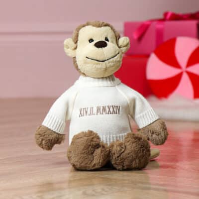 Personalised Jellycat medium bashful soft toys with date jumpers Christmas Gifts 2