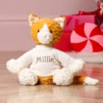 Personalised Jellycat fuddlewuddle ginger cat soft toy Christmas Gifts 4