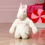 Personalised Jellycat medium bashful soft toys with date jumpers Christmas Gifts 6