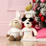 Personalised Jellycat medium bashful soft toys with date jumpers Christmas Gifts 3