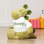 Personalised Jellycat bashful dino soft toy Birthday Gifts 3