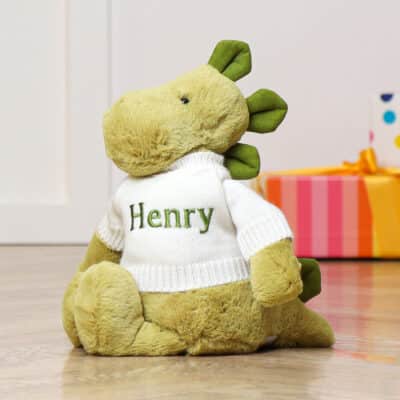 Personalised Jellycat bashful dino soft toy Personalised Soft Toys