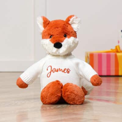 Personalised Jellycat bashful fox cub soft toy Personalised Soft Toys