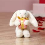 Jellycat bashful bunny with present small soft toy Baby Shower Gifts 3