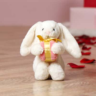 Jellycat bashful bunny with present small soft toy Baby Shower Gifts