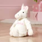 Personalised Jellycat Bashful cream unicorn soft toy Christmas Gifts 4