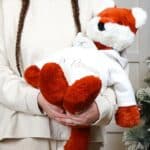 Personalised Jellycat HUGE bashful fox cub soft toy with white hoodie Christmas Gifts 4