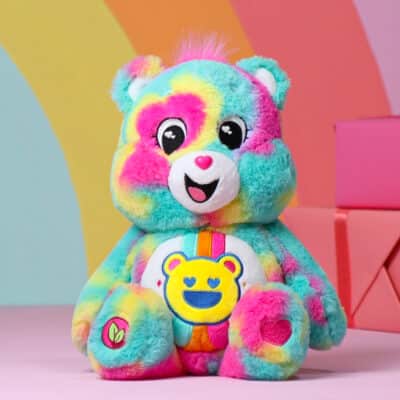 Personalised Care Bears Good Vibes Bear Plush Soft Toy Birthday Gifts