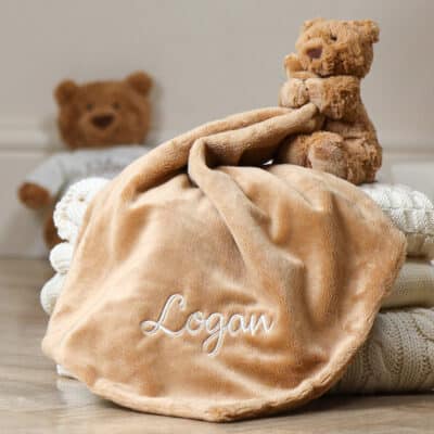 Personalised Jellycat Bartholomew bear soother Comforters and Soothers