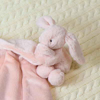 Personalised Jellycat bashful bunny blush pink soother Comforters and Soothers 2