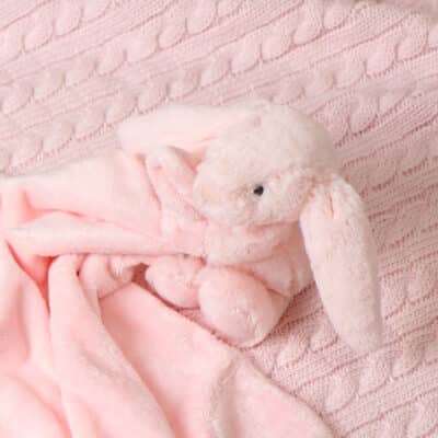 Personalised Jellycat bashful bunny baby pink soother Comforters and Soothers 2