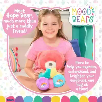 NEW – Personalised Mood Bear – Large Hope Bear with jumper Mood Bears 2