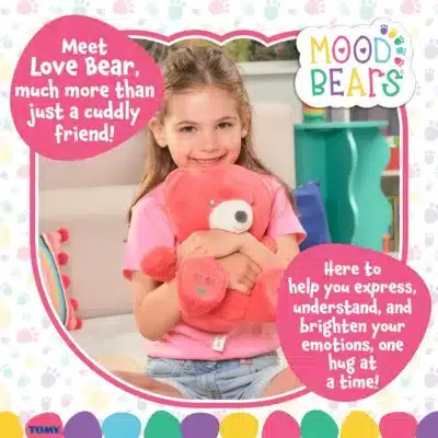 NEW – Personalised Mood Bear – Large Love Bear with jumper Mood Bears 2