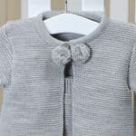 Dandelion grey personalised knitted jacket and leggings set Baby Wear 7