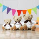 Personalised Keel sherwood bear soft toy in three sizes Christmas Gifts 3